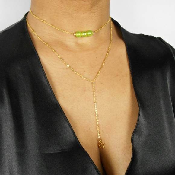 New Chloe Beaded Lariat Necklace - Picture 7 of 8